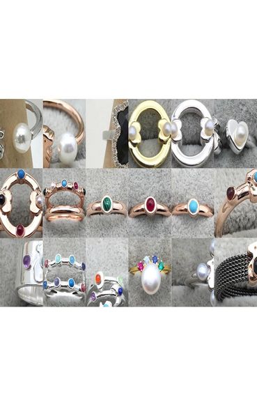 

2022 100 s925 sterling silver new rainbow key ring order paragraph stretch rope design ins net red cute adjustable opening ring3038665