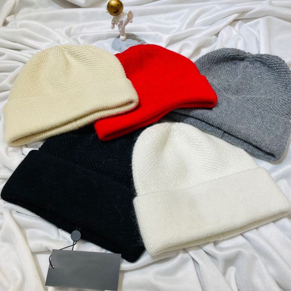 

wool beanie hat skull caps red plain winter warm ski cap hats beanies black white womens, Blue;gray
