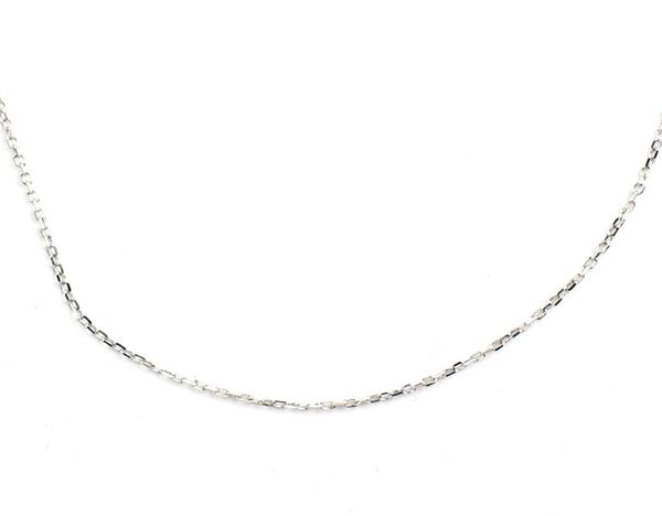 

10pcs lot 18inch solid 925 sterling silver cable chain necklace link sections 12g nopendant s7002bws2183373