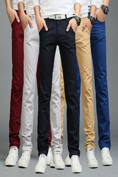 

men039s pants design casual men cotton spring and summer slim pant straight trousers fashion menmen039s3338411, Black