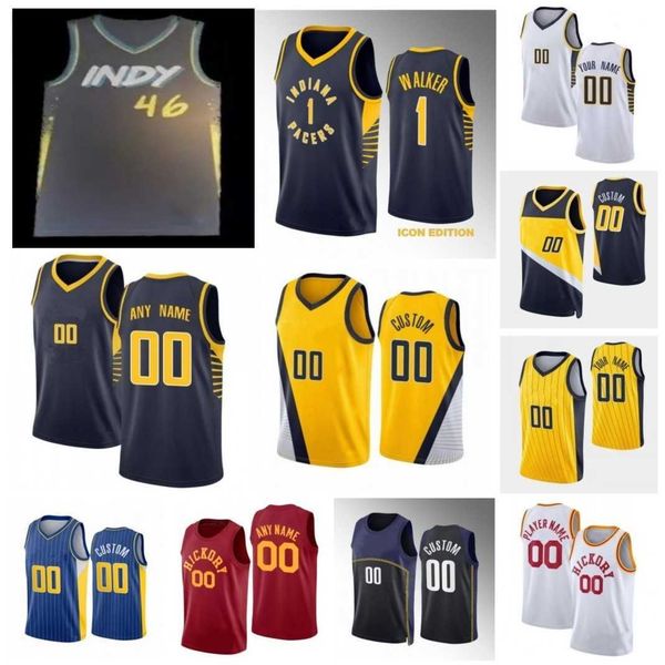 

men basketball 2023-24 city domantas sabonis jersey 11 caris levert 22 chris duarte 3 myles turner 33 buddy hield 24 malcolm brogdon 7 yello, Black;red