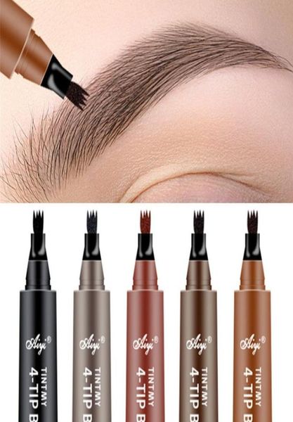 

eyebrow tattoo pen 4 point eyebrow pencil waterproof tint microblading makeup creates natural looking and stays on 24h eye beauty 2423663