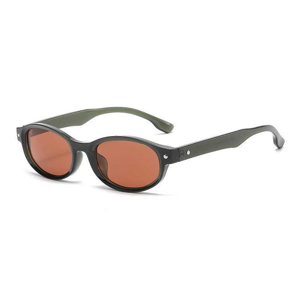 

internet celebrity trendsetter ins style men's hip-hop personality small frame sunglasses for women trendy fashion street p glasses, White;black