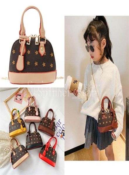 

little girl fashion handbags pu chain shoulder package exquisite practical classic print style bags holiday gift9450181, Black