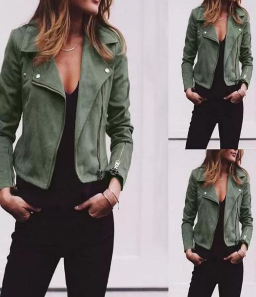 

autumn ladies fashion basic short jackets casual women motorcycle moto short pu leather jacket coat slim2590058, Black;brown