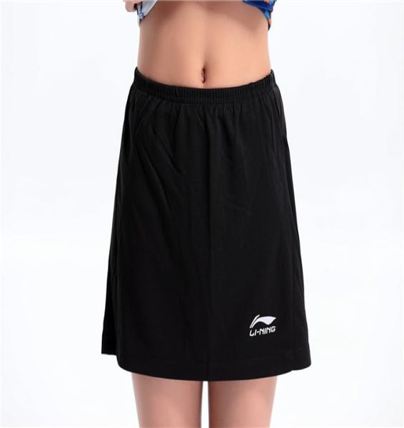 

new badminton pants shorts woman running fitness pants tennis culottes leisure sports tennis skirts breathable quick dry 5193326, Black;red