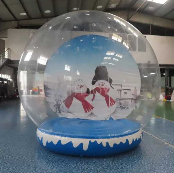 

outdoor activities 3m 10ft big clear dome tent for christmas party decoration customized inflatable snow globe