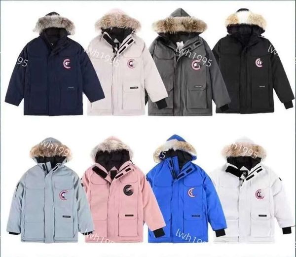 

designer puffer down jacket mens down parkas mens winter warm coats womens parka coat jacket windproof embroidery letters streetwear, Black