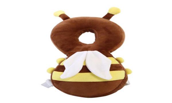 

ideacherry baby cartoon safety hat toddler walking accessories protective caps soft security helmet head protector hats for kids324392305, Yellow