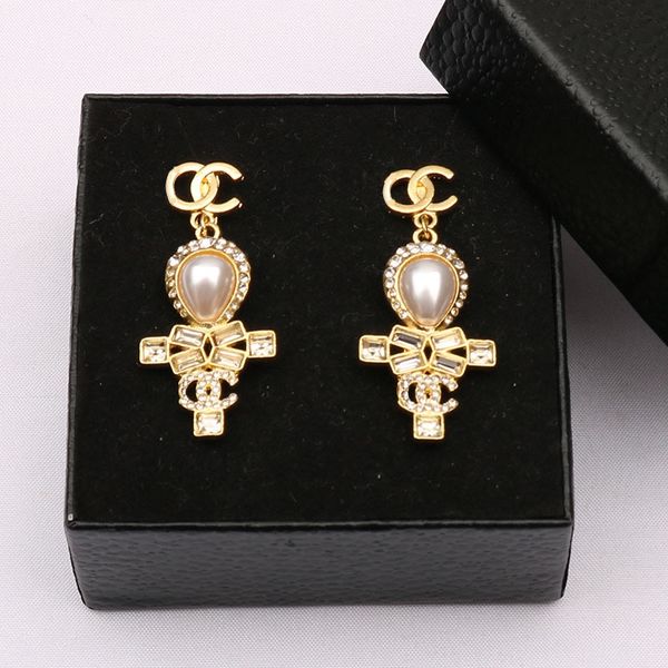 

8145 new cross border designer fashion sweet gold and silver earrings exaggerate cool style earrings 925 silver, Golden;silver