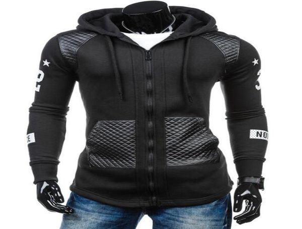 

whole hoodies men 2016 brand male long sleeve hoodie sweatshirt mens cardigan moletom masculino hoodies slim tracksuit4888700, Black