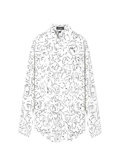 

men039s casual shirts spring and autumn floral shirt call me by your name movie timothy the same loose european american longs12769362733, White;black