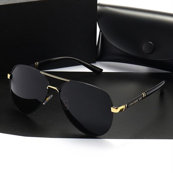 

small size polarized tion uv400 sunglasses classic pilot 54mm brand boys de sol girls kids sun glasses original box 2206172224, White;black