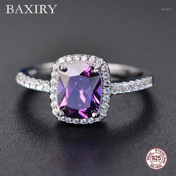 

fine engagement ruby 925 sterling silver rings amethyst gemstone ring silver emerald blue sapphire new for women1279l, Golden;silver
