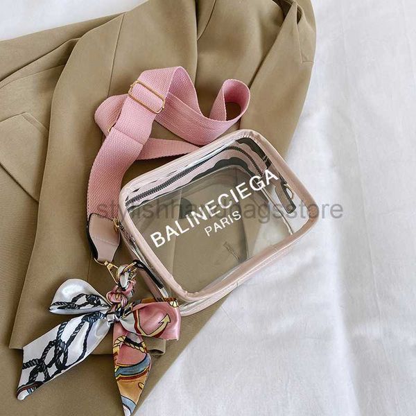 

crossbody bag 2023 designer bag new transparent tote bag jelly bag personality everything cool mobile phone bag casual bag stylishhandbagsst