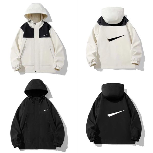 

2023 autumn men's coat casual long-sleeved hooded design outdoor fashion sports brand design men's coat jacket, Black;brown