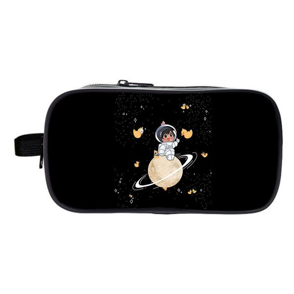 

cosmetic bags cases quackity pencil case doublelayer pen office student bag cute largecapacity school supplies box stationery 230821