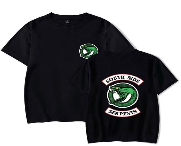 

men039s tshirts men t shirt summer style riverdale south side serpents tshirt man jughead jones archie andrews euro size1896341, White;black