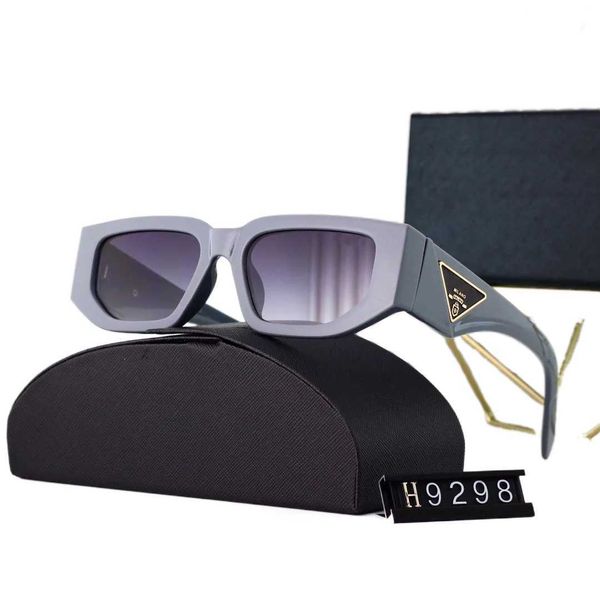 

mens designer sunglasses fashion reading glasses for women classic p letter uv400 protection lenses with box sun glasses, White;black