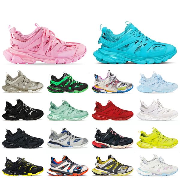 

tracks trainer women mens designer casual shoes track 3 balencaigas3.0 trainers og original leather nylon mesh triple white black tess.s. go