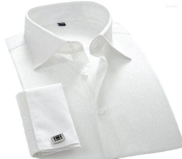 

men039s dress shirts recommend quality france cufflink men turndown collar breathable slim fit party wedding male tuxedo shirts5071019, White;black