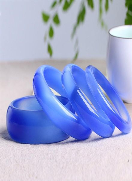 

54mm64mm natural sky blue opal bangle bracelet jewelry stone fashion gift bangles men women fine factory expert design quality ne2659376, Black