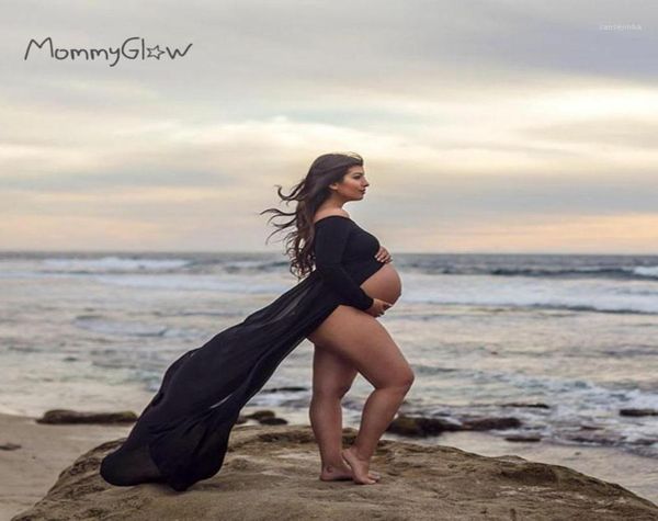 

maternity dresses for po shoot chiffon pregnancy dress pography props maxi gown dresses for pregnant women clothes 202015386531, White