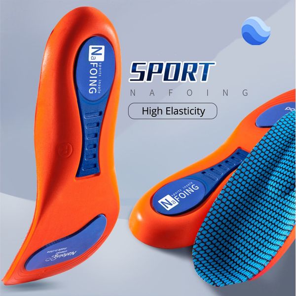 

shoe parts accessories orthopedic sports elasticity insoles for shoes sole technology shock absorption breathable running 230821, White;pink
