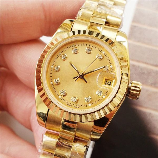 

28mm 36mm 41mm 2813 fashion 18k mens president diamond watch women automatic movement sapphire dseigner mechanical wristwatches288s, Slivery;brown
