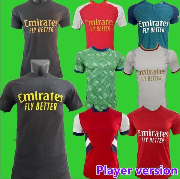 

player version thomas pepe saka soccer jerseys 23 24 tierney smith rowe tavares sambi odegaard nicolas g.jesus 2023 2024 football shirt unif, Black;yellow