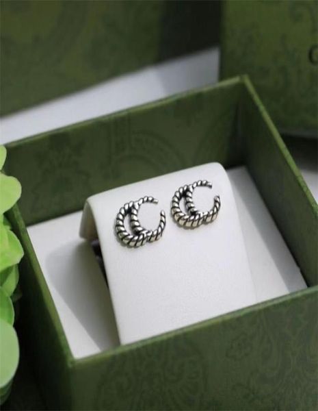 

dainty stud earings designers classic jewellery silver color letter woman earring for teen girl esthetics jewlery accessories desi7308179, Golden;silver