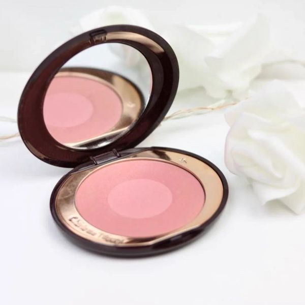 

8g cheek to chic swish & glow blush blusher face powder makeup palette color pillow talk / first love drop delivery
