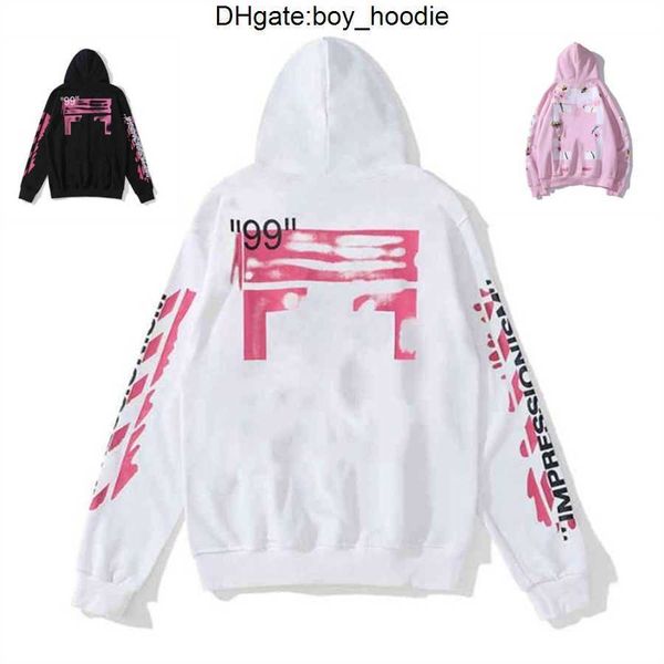 

mens hoodies hip hop men streetwear letter offs hoodie man s womens designers hooded skateboards hoodys high street pullover sweatshirt blac, Black