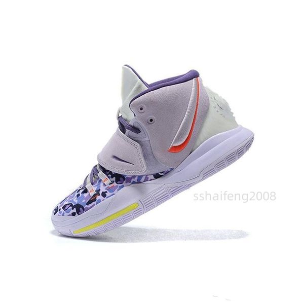 

womens men irving kyrie 6 basketball shoes youth kids kyries 6s vi sneakers neon graffiti purple camo leopard green pink tennis with box