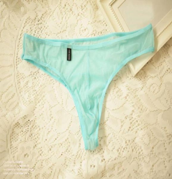 

men mesh see through underwear thong bikini briefs gstring shorts knickers blue5021135, Black;brown