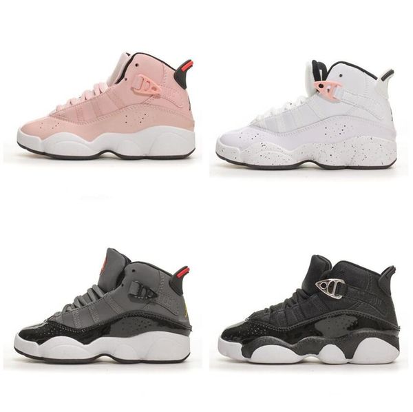 

cherry aj 6 children kids shoes 6s boys basketball jumpman shoe bred cool grey black sneaker chicago designer military grey trainers baby yo