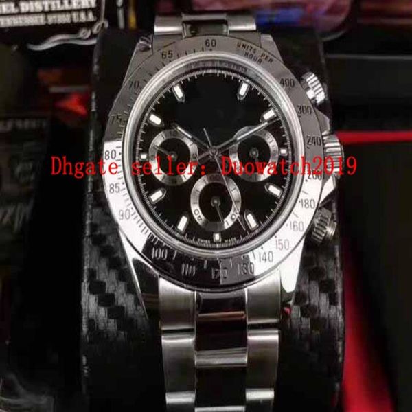 

4 styles mens superlative watch 40mm cosmograph no chronograph mechanical stainless steel 316l ss automatic watches216g, Slivery;brown