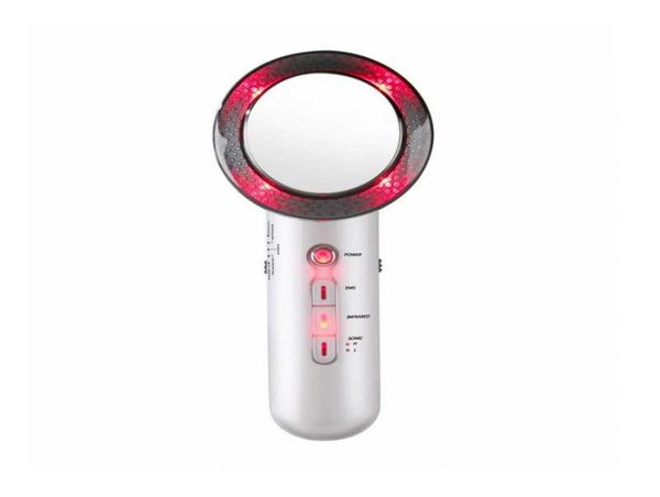 

face reduction 3 in 1 ems infrared ultrasonic body massager anti cellulite fat burner infrared slimming machine9519839, Black