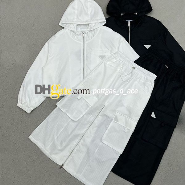 

hooded women jacket coat skirt set woman zipper jackets autumn spring long sleeve jacket slit dress, Black