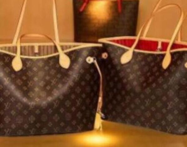 

cowhide women tote shopping bag handbag purse luxury designer leather clutch travel flower check shoulder bags88a