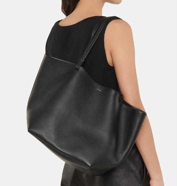 

the row designer bags leather small crowd layer cowhide shopping shoulderclassic tote bag the row women's personalized