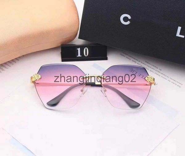 

designer channel sunglasses cycle luxurious fashion sports polarize c c sunglass men women vintage baseball beach driving rimless pink purpl, White;black