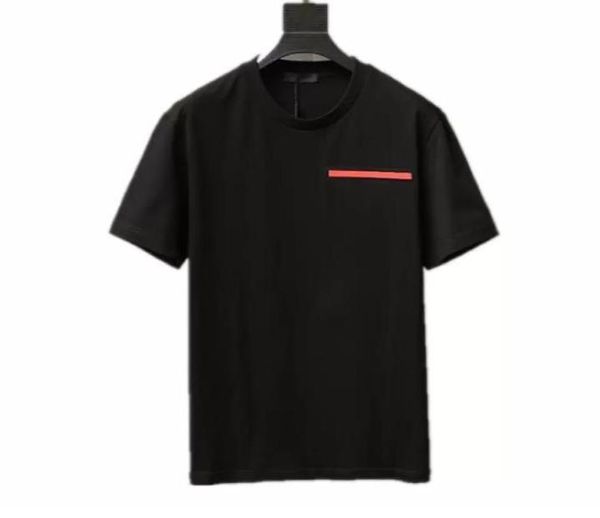 

summer designers pra mens t shirt fashion casual man tees tshirts spring short sleeve hip hop pullover men sportswear4283259, White;black
