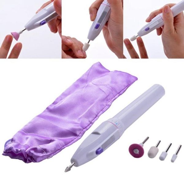 

5 bits styles electric drill nail art tips buffer manicure pedicure file grooming tool 7419950