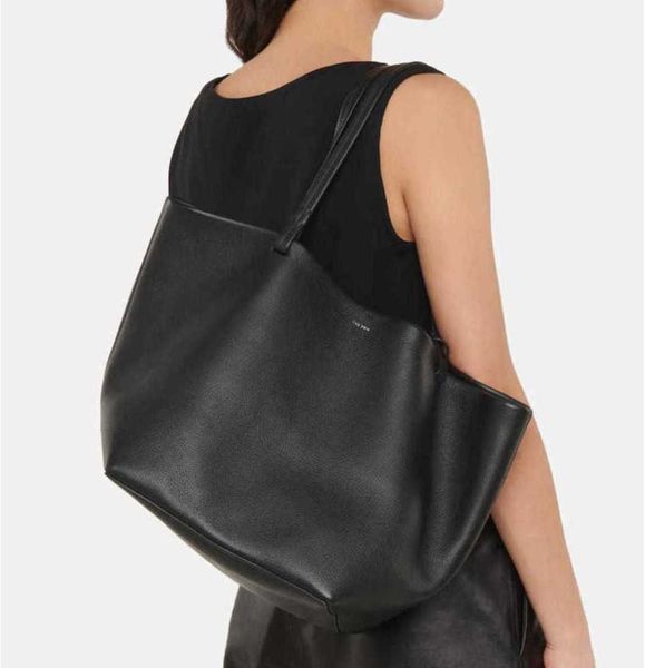 

the row designer bags leather small crowd layer cowhide shopping shoulderclassic tote bag the row women personalized niche high sense