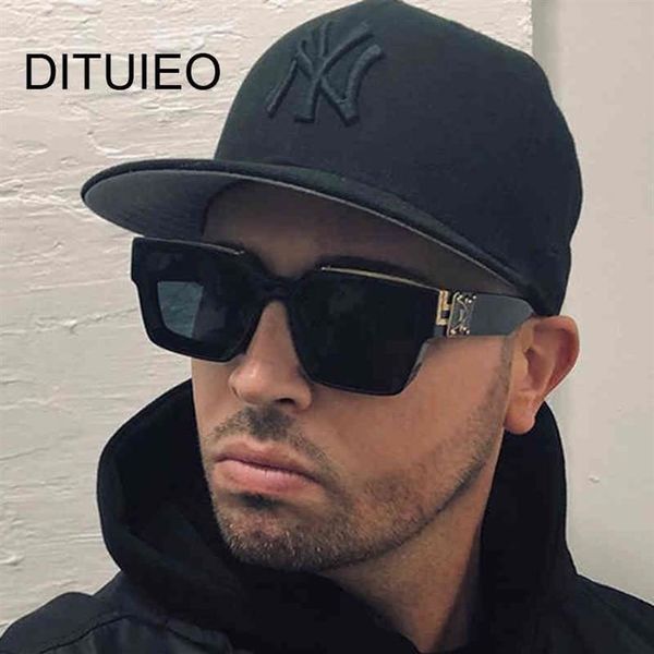 

vintage square millionaire sunglasses designer men women driver shades male sun glasses fashion gradient big frame outdoor oculos 2740, White;black