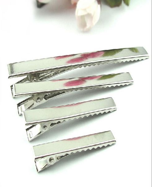 

whole 100pcslot diy metal single prong alligator aligator clips baby hair bows hair tool9536078, Golden;silver