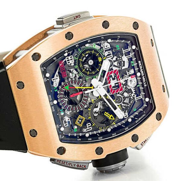 

richardmille mens wristwatch rm pilot sport wrist watches rm11-02 rose gold sports machinery hollow out fashion casual time luxury yi-c2lb y