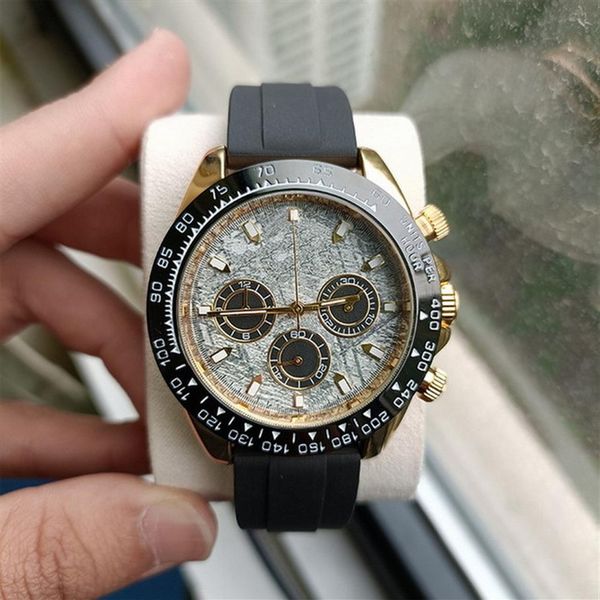 

gold chronograph mens watch dhgate watches automatic quartz movement super long standby high strength scratch resistant alloy fold316x, Slivery;brown