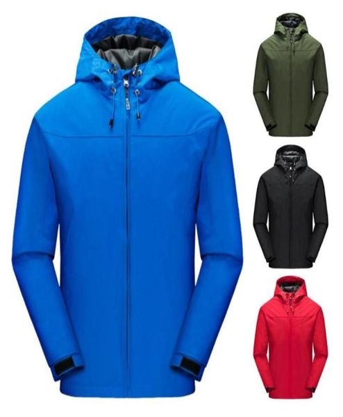 

men mountain waterproof shell jacket ski jacket windproof winter warm for camping hiking skiing35258779144826, Blue;black